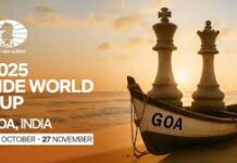 दो दशक बाद भारत में लौट रहा है फिडे विश्व कप, 2025 में होगा आयोजन गोवा में